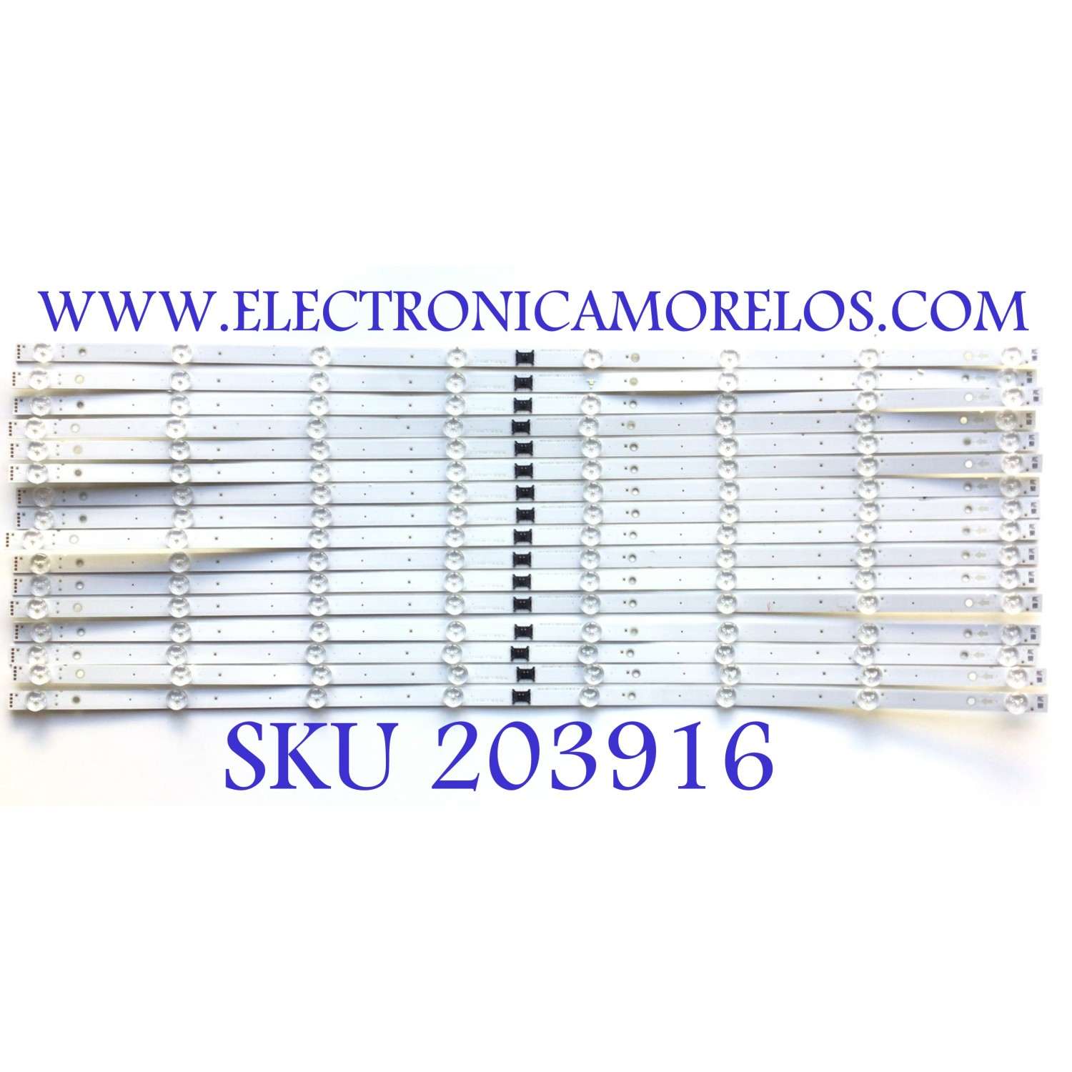 KIT DE LEDS PARA TV SONY (16 PZ) / NUMERO DE PARTE LM41-01108A / L3_HRS_G5_CWM_S8_2_R1.0_VBN_1.0 / U9U059 / W320 Z / 01758 / H75F / PANEL YDCM075CCS11 / MODELO KD-75X85K / KD75X85K